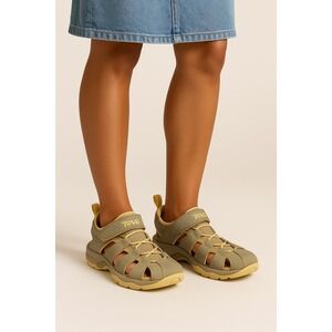 Teva Water Sandals Womens Size 8 Olive Yellow Sport Outdoor Hiking Shoes